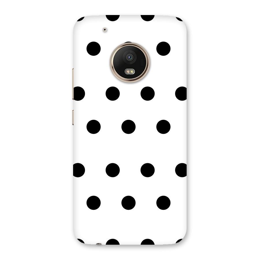 Royal Polka Dots Back Case for Moto G5 Plus