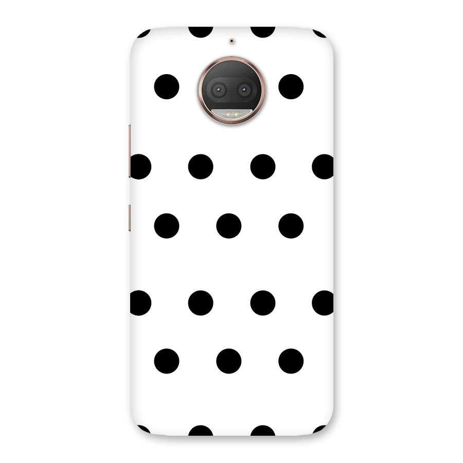 Royal Polka Dots Back Case for Moto G5s Plus