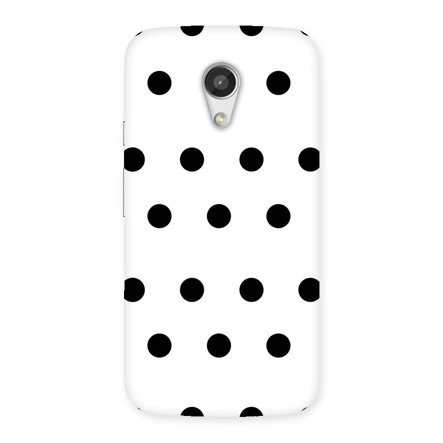 Royal Polka Dots Back Case for Moto G 2nd Gen