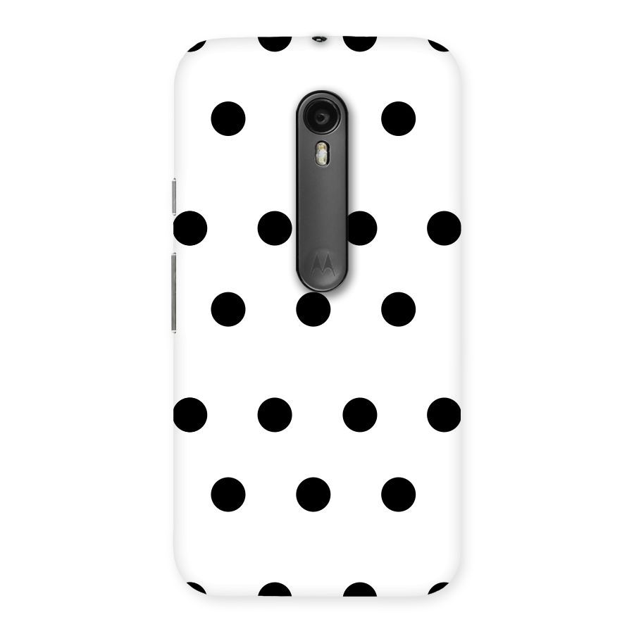 Royal Polka Dots Back Case for Moto G Turbo