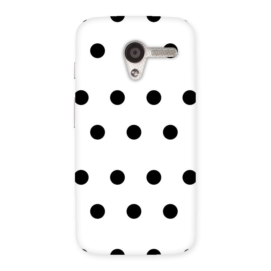 Royal Polka Dots Back Case for Moto X