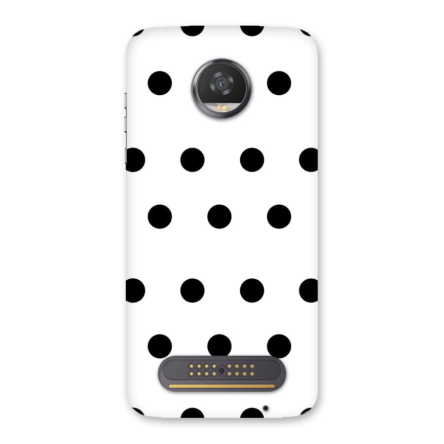 Royal Polka Dots Back Case for Moto Z2 Play