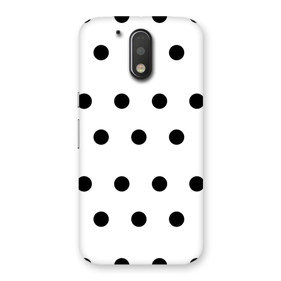 Royal Polka Dots Back Case for Motorola Moto G4