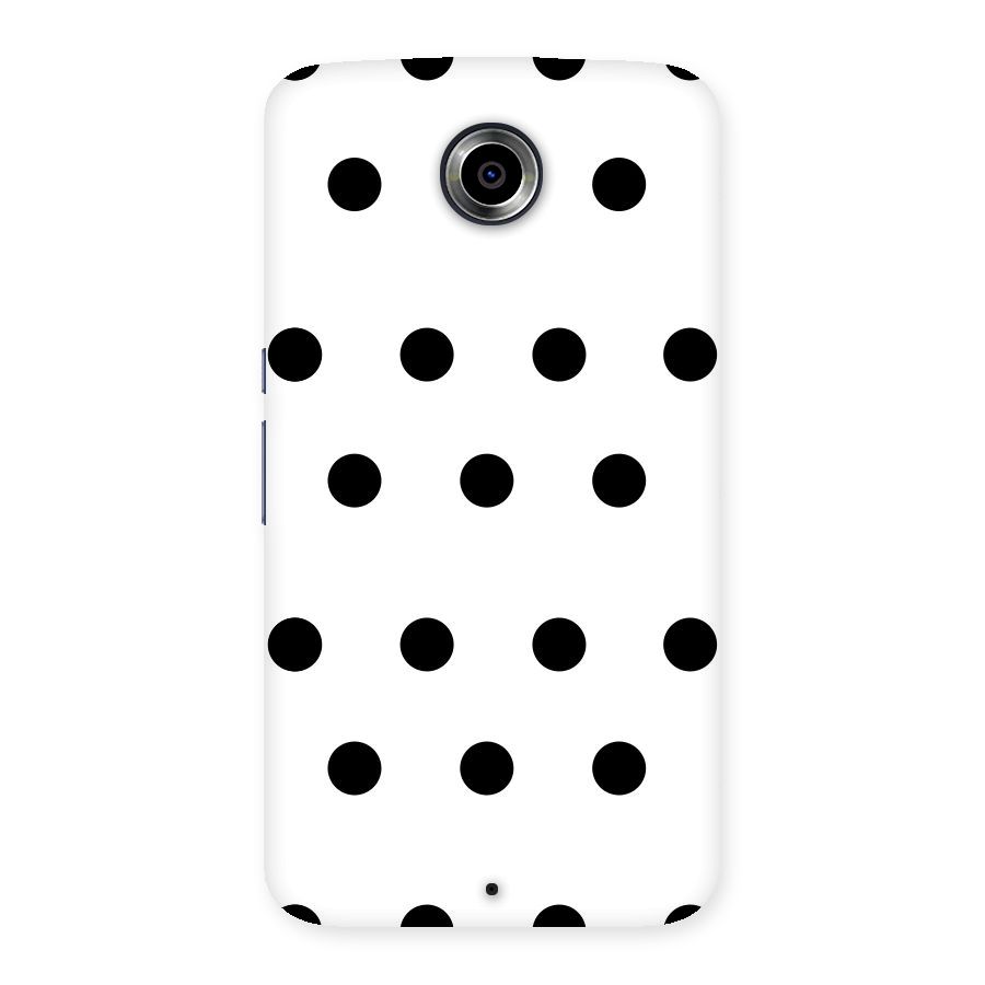 Royal Polka Dots Back Case for Nexsus 6