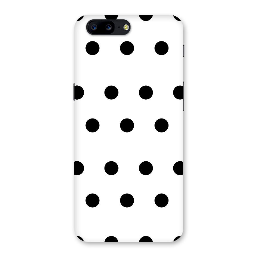 Royal Polka Dots Back Case for OnePlus 5