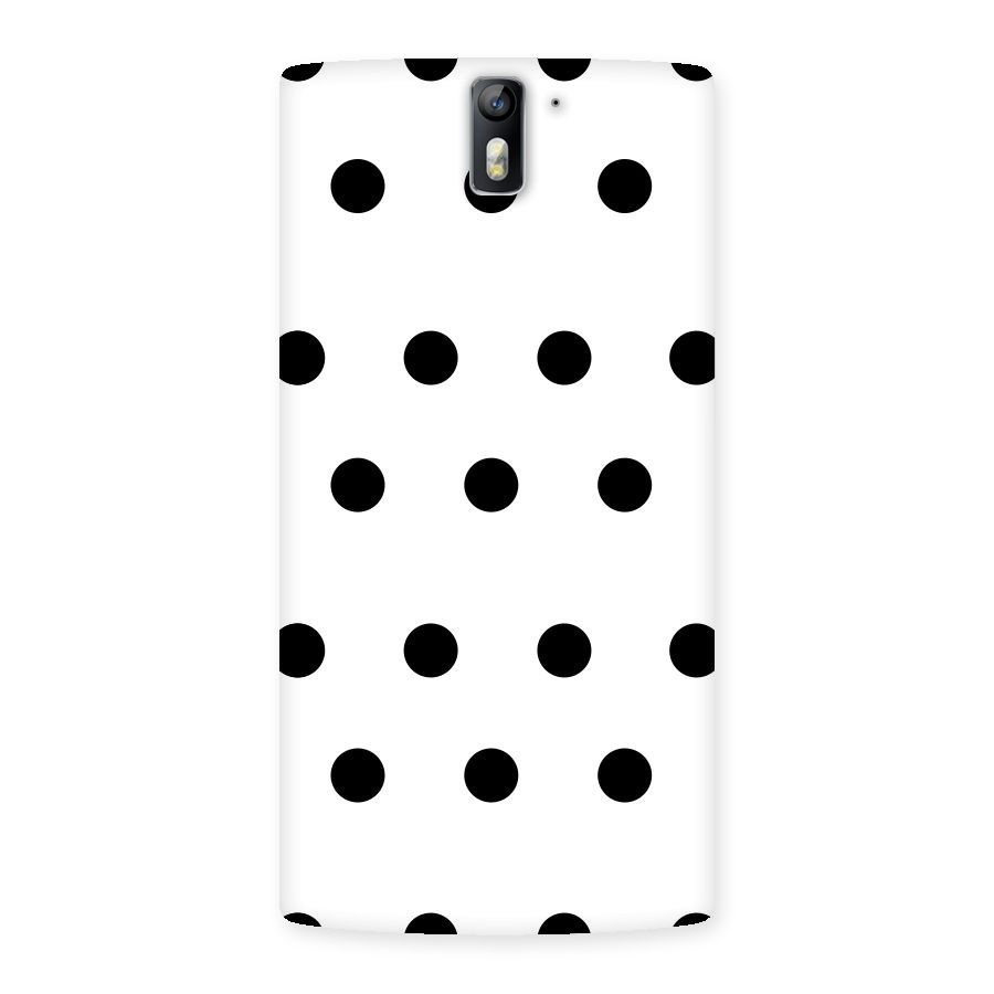 Royal Polka Dots Back Case for One Plus One