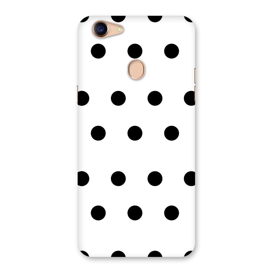 Royal Polka Dots Back Case for Oppo F5