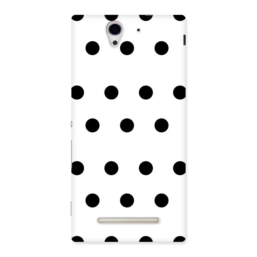 Royal Polka Dots Back Case for Sony Xperia C3