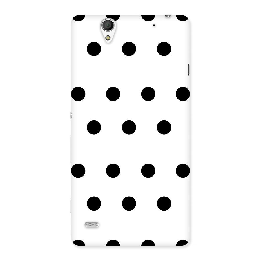 Royal Polka Dots Back Case for Sony Xperia C4