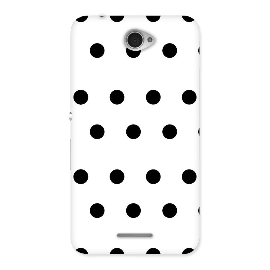 Royal Polka Dots Back Case for Sony Xperia E4