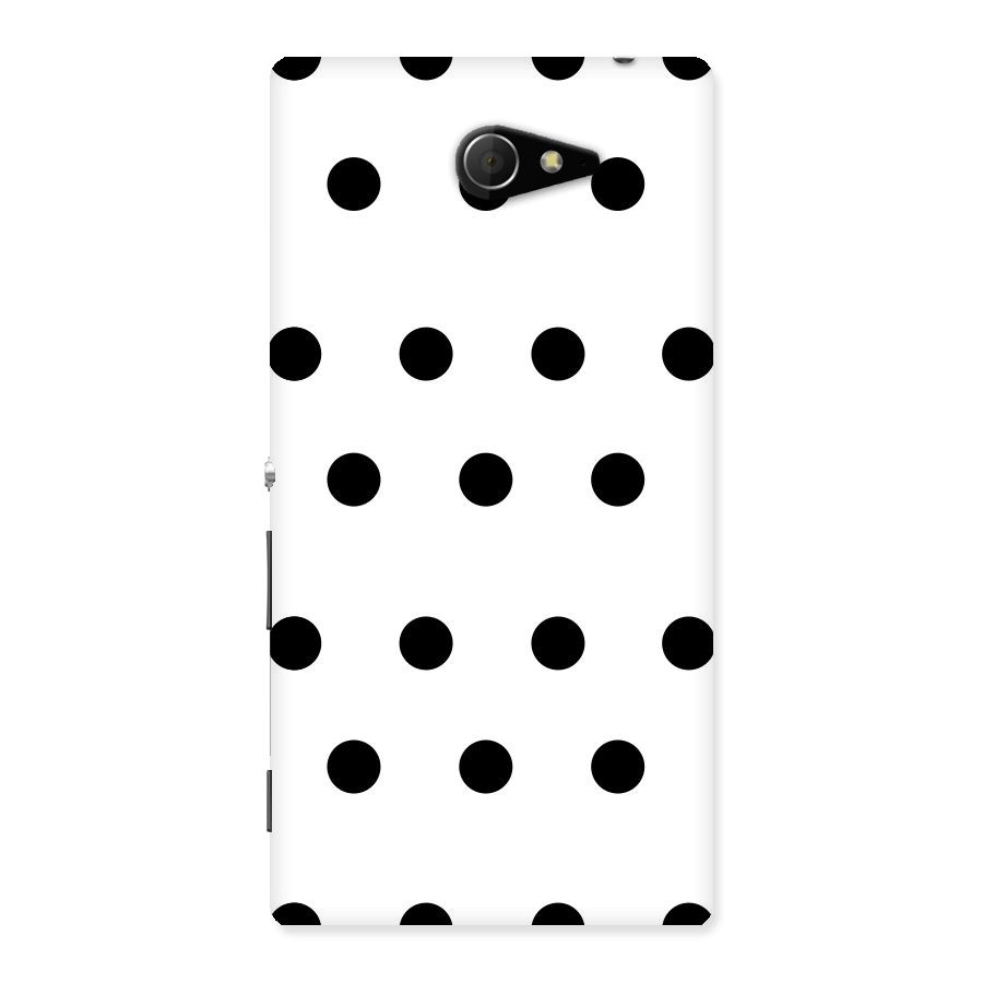Royal Polka Dots Back Case for Sony Xperia M2