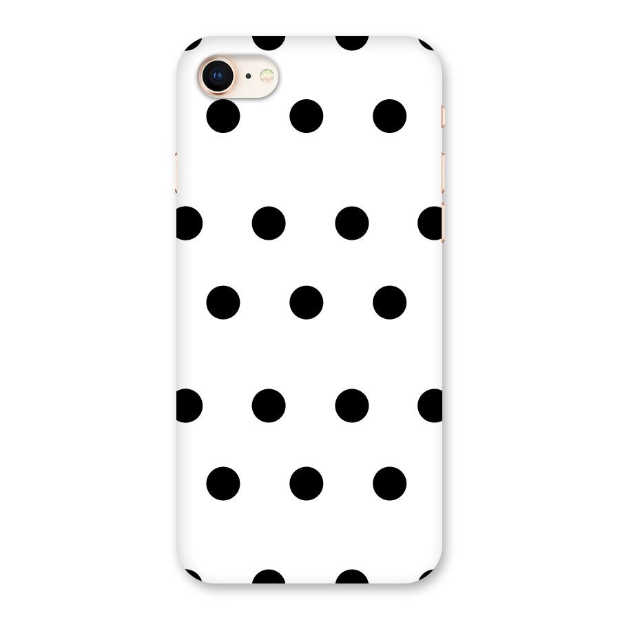 Royal Polka Dots Back Case for iPhone 8