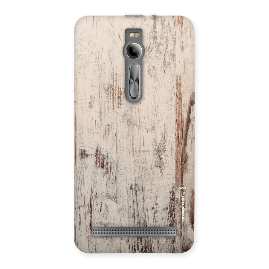 Rugged Wooden Texture Back Case for Asus Zenfone 2