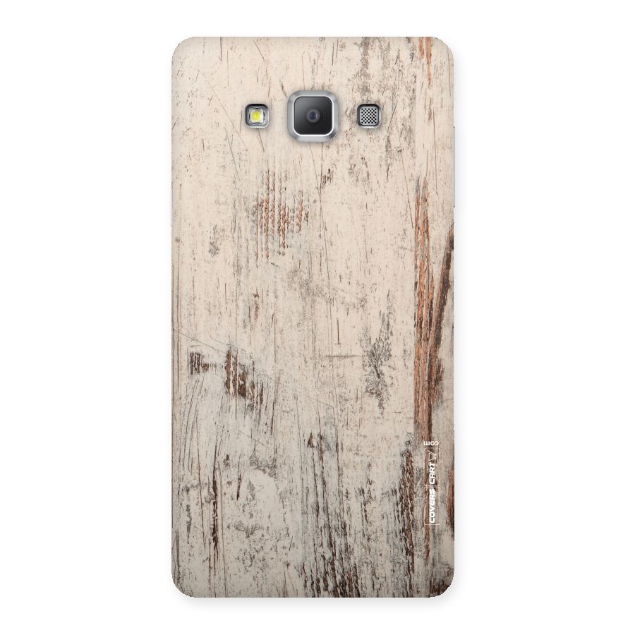 Rugged Wooden Texture Back Case for Galaxy A7