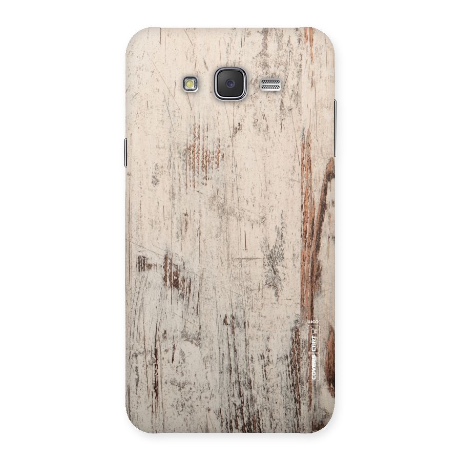Rugged Wooden Texture Back Case for Galaxy J7
