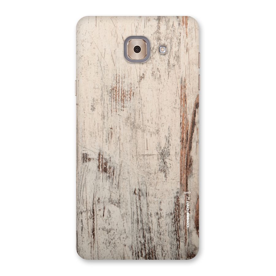 Rugged Wooden Texture Back Case for Galaxy J7 Max