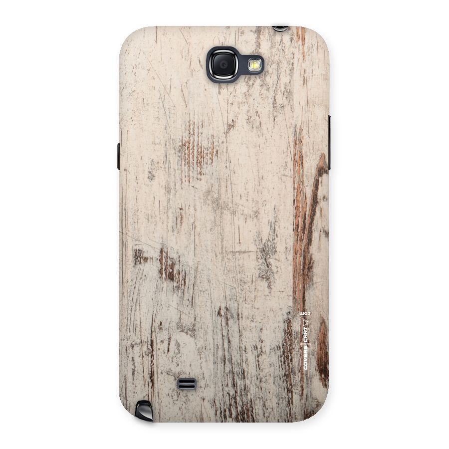 Rugged Wooden Texture Back Case for Galaxy Note 2