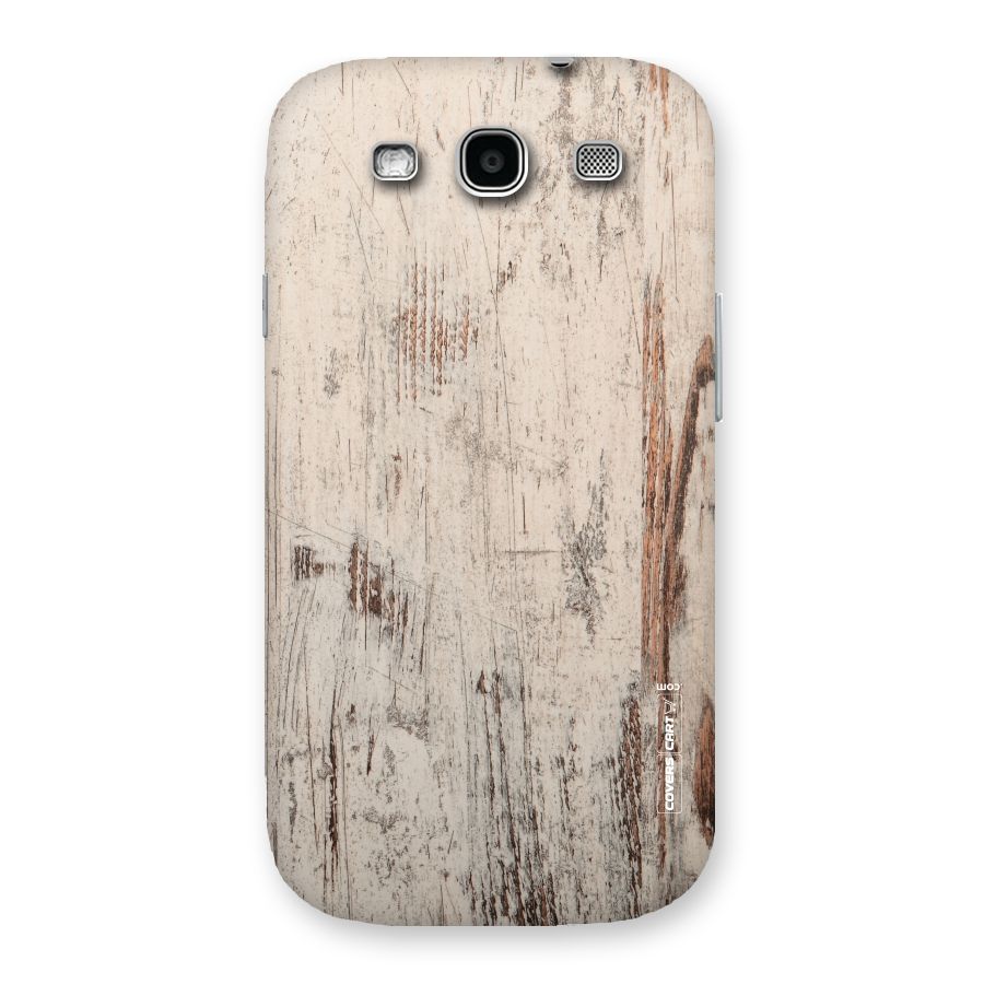 Rugged Wooden Texture Back Case for Galaxy S3
