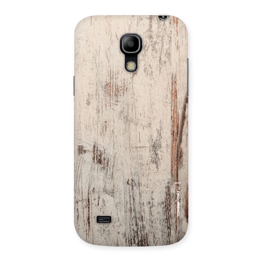 Rugged Wooden Texture Back Case for Galaxy S4 Mini