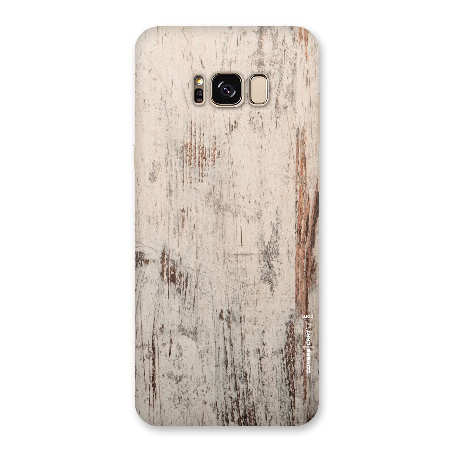 Rugged Wooden Texture Back Case for Galaxy S8 Plus