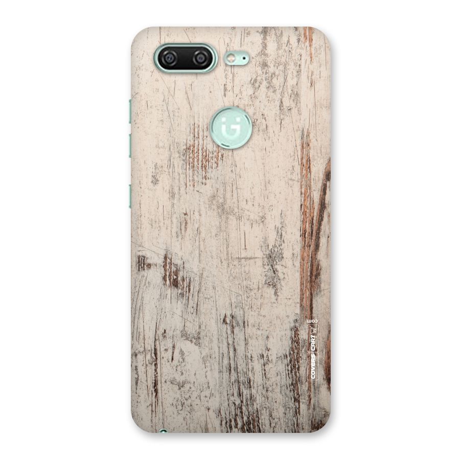 Rugged Wooden Texture Back Case for Gionee S10