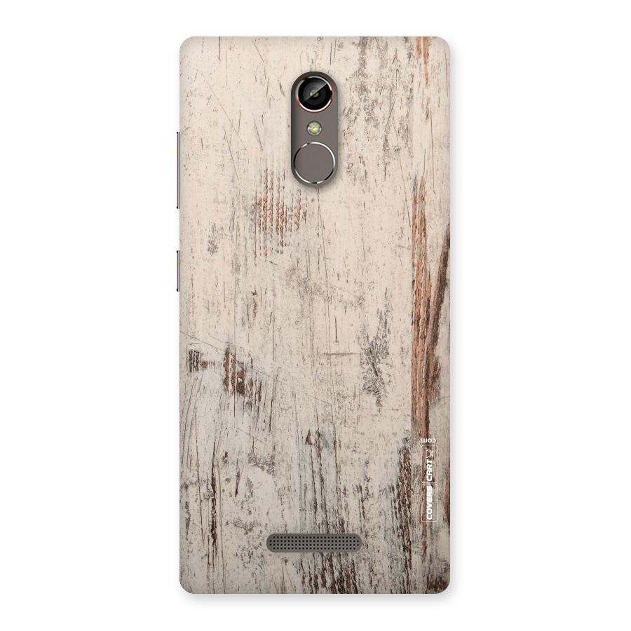 Rugged Wooden Texture Back Case for Gionee S6s