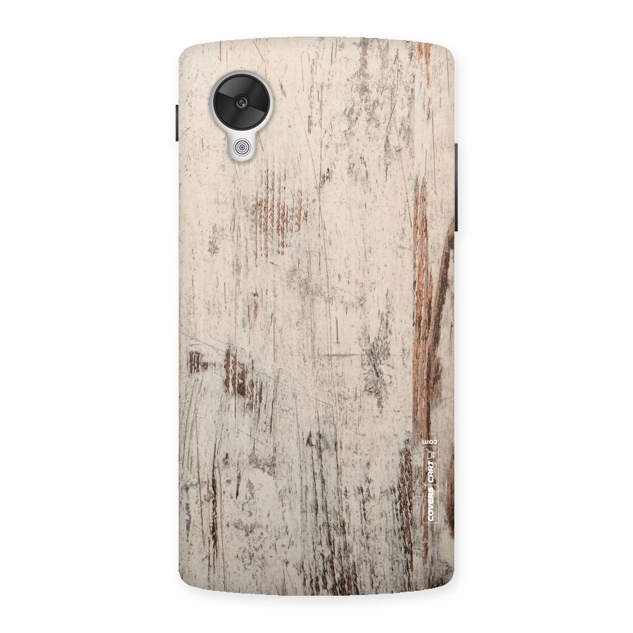 Rugged Wooden Texture Back Case for Google Nexsus 5
