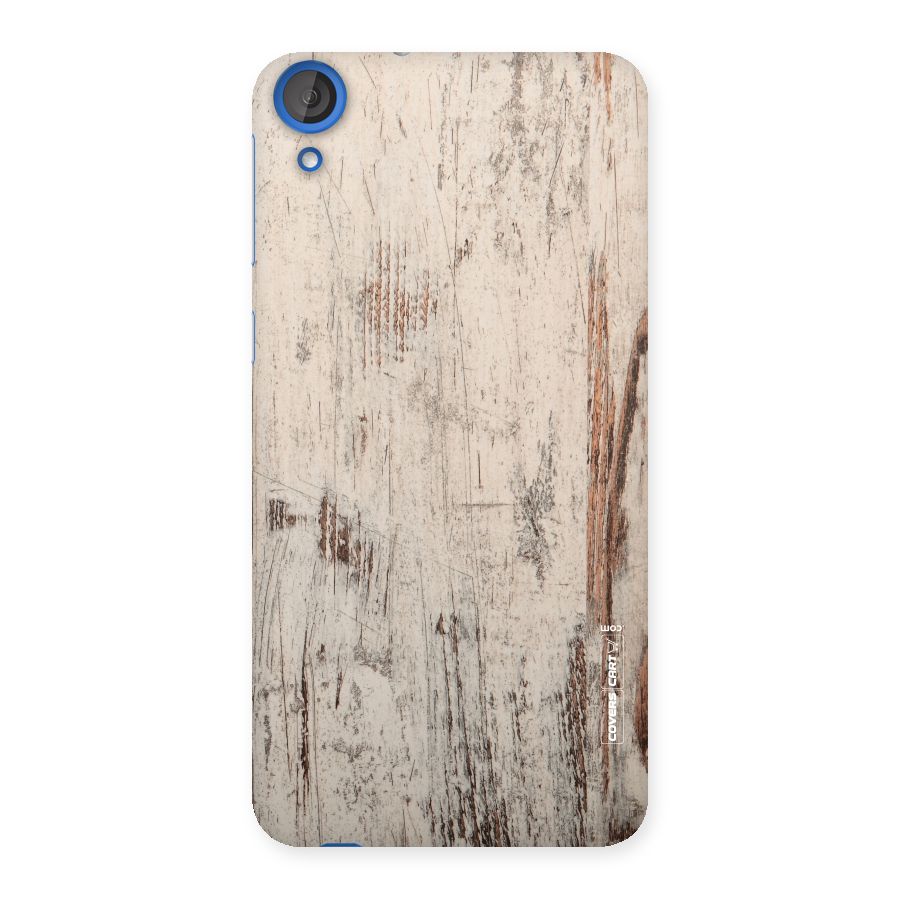 Rugged Wooden Texture Back Case for HTC Desire 820