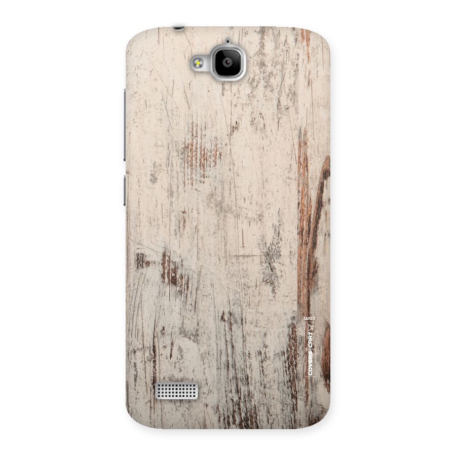Rugged Wooden Texture Back Case for Honor Holly