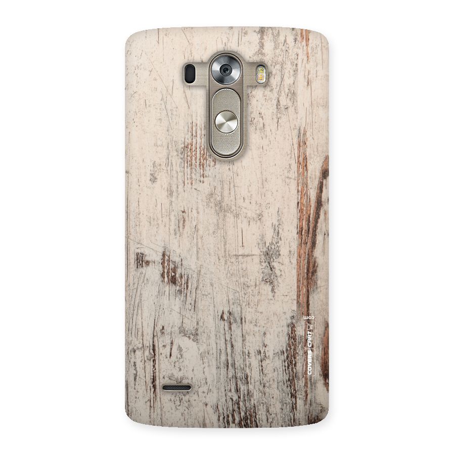 Rugged Wooden Texture Back Case for LG G3