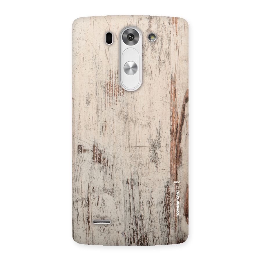 Rugged Wooden Texture Back Case for LG G3 Mini