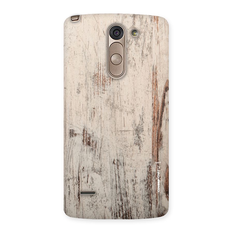 Rugged Wooden Texture Back Case for LG G3 Stylus