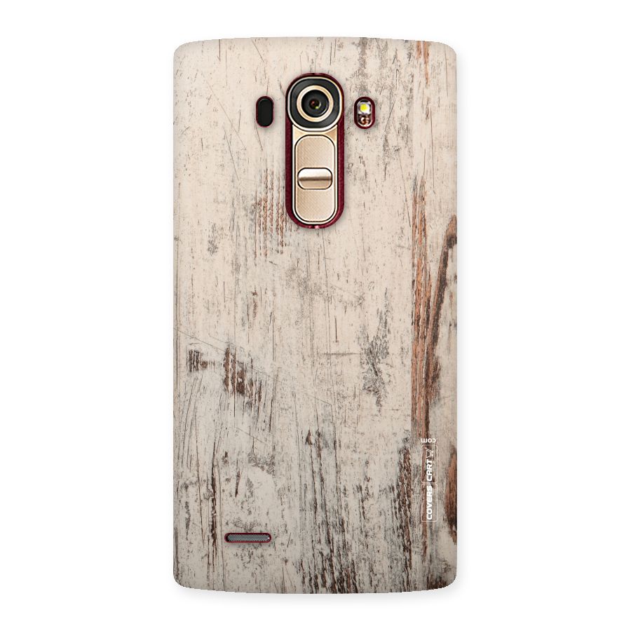 Rugged Wooden Texture Back Case for LG G4
