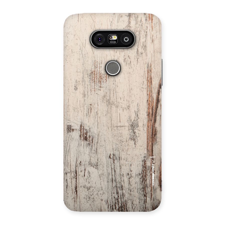 Rugged Wooden Texture Back Case for LG G5