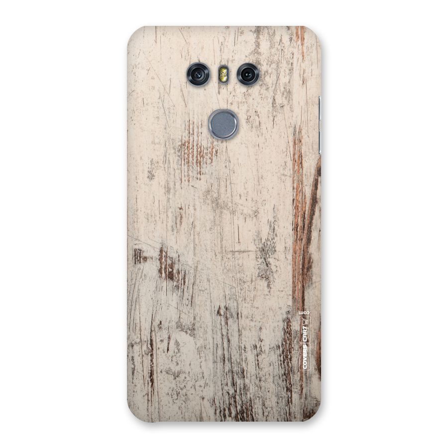 Rugged Wooden Texture Back Case for LG G6