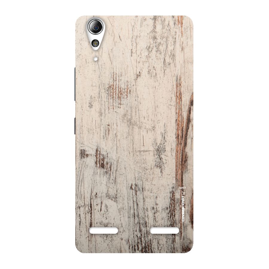 Rugged Wooden Texture Back Case for Lenovo A6000