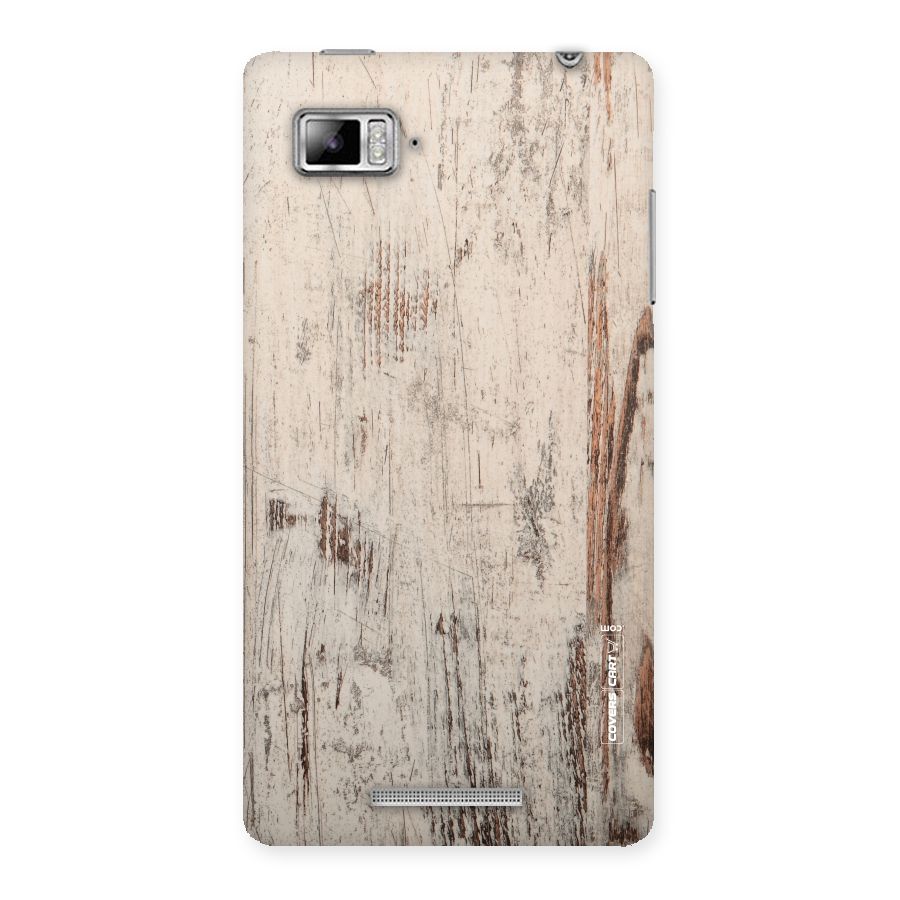 Rugged Wooden Texture Back Case for Lenovo Vibe Z K910