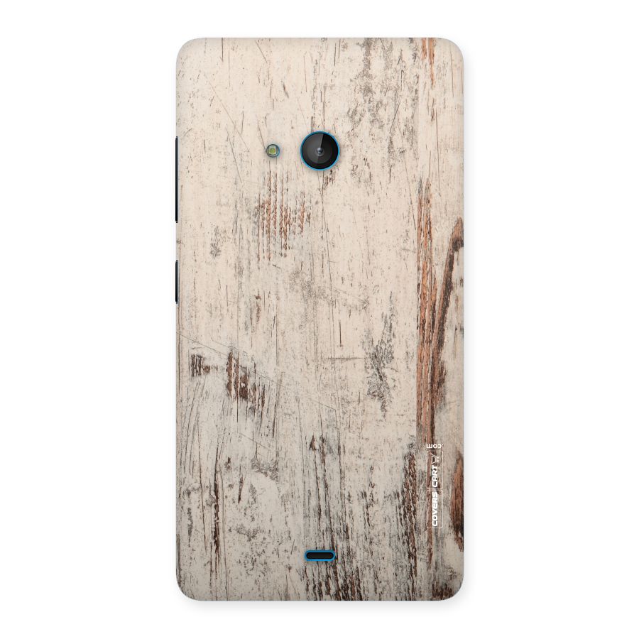 Rugged Wooden Texture Back Case for Lumia 540