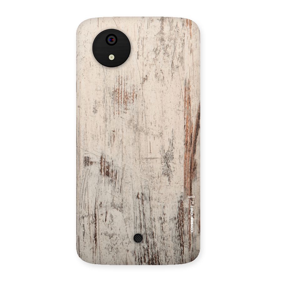 Rugged Wooden Texture Back Case for Micromax Canvas A1