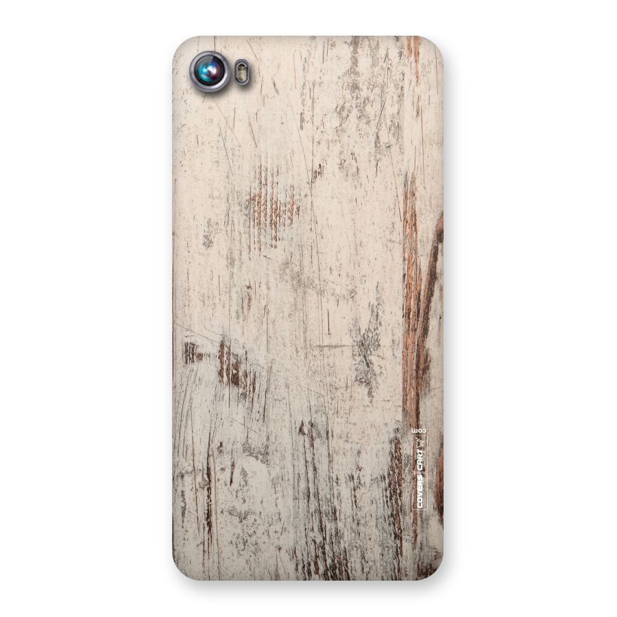 Rugged Wooden Texture Back Case for Micromax Canvas Fire 4 A107