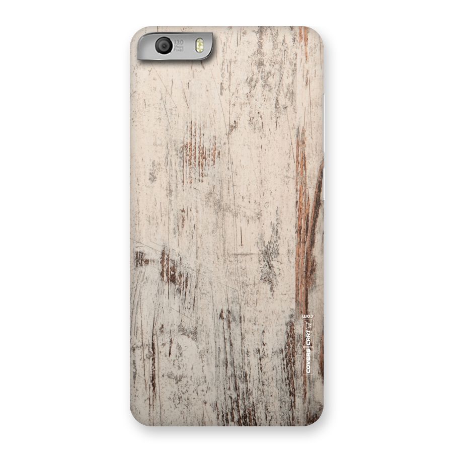 Rugged Wooden Texture Back Case for Micromax Canvas Knight 2