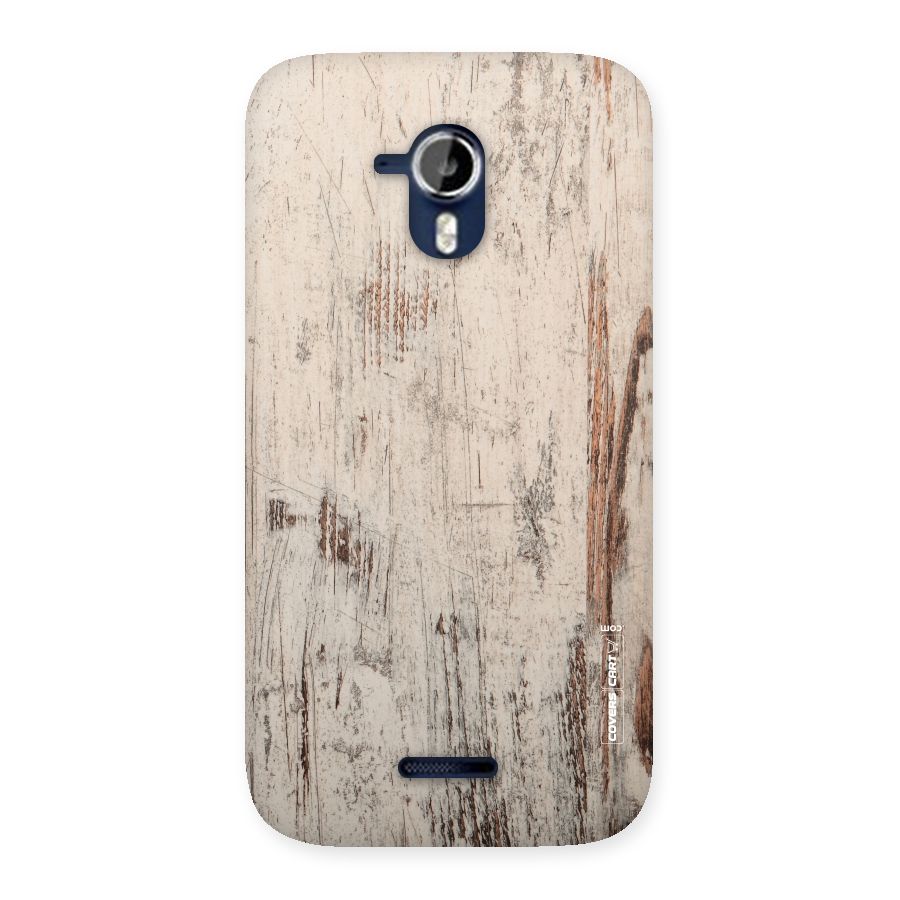 Rugged Wooden Texture Back Case for Micromax Canvas Magnus A117
