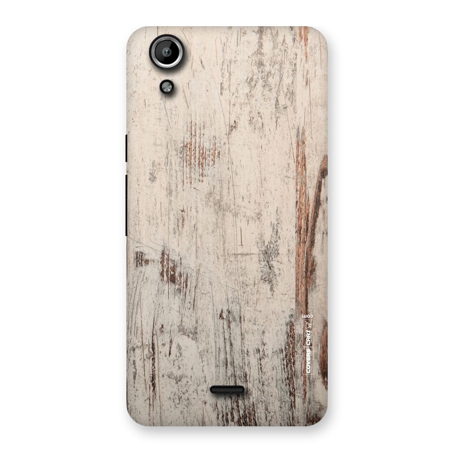 Rugged Wooden Texture Back Case for Micromax Canvas Selfie Lens Q345