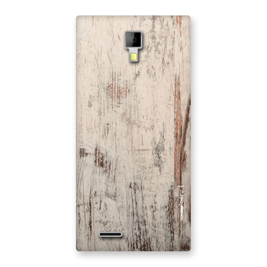 Rugged Wooden Texture Back Case for Micromax Canvas Xpress A99