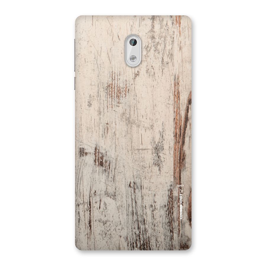Rugged Wooden Texture Back Case for Nokia 3