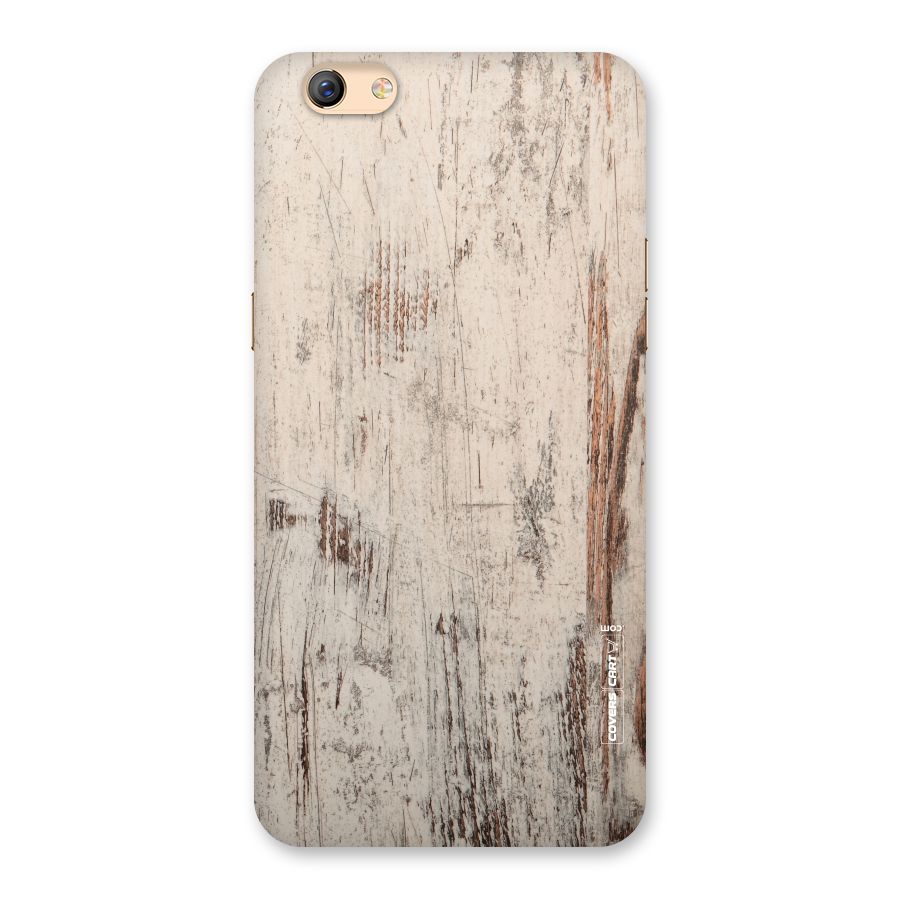 Rugged Wooden Texture Back Case for Oppo F3 Plus