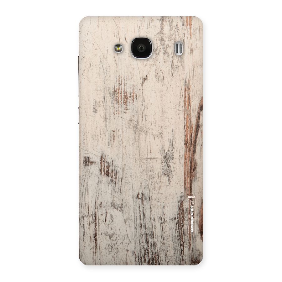 Rugged Wooden Texture Back Case for Redmi 2s