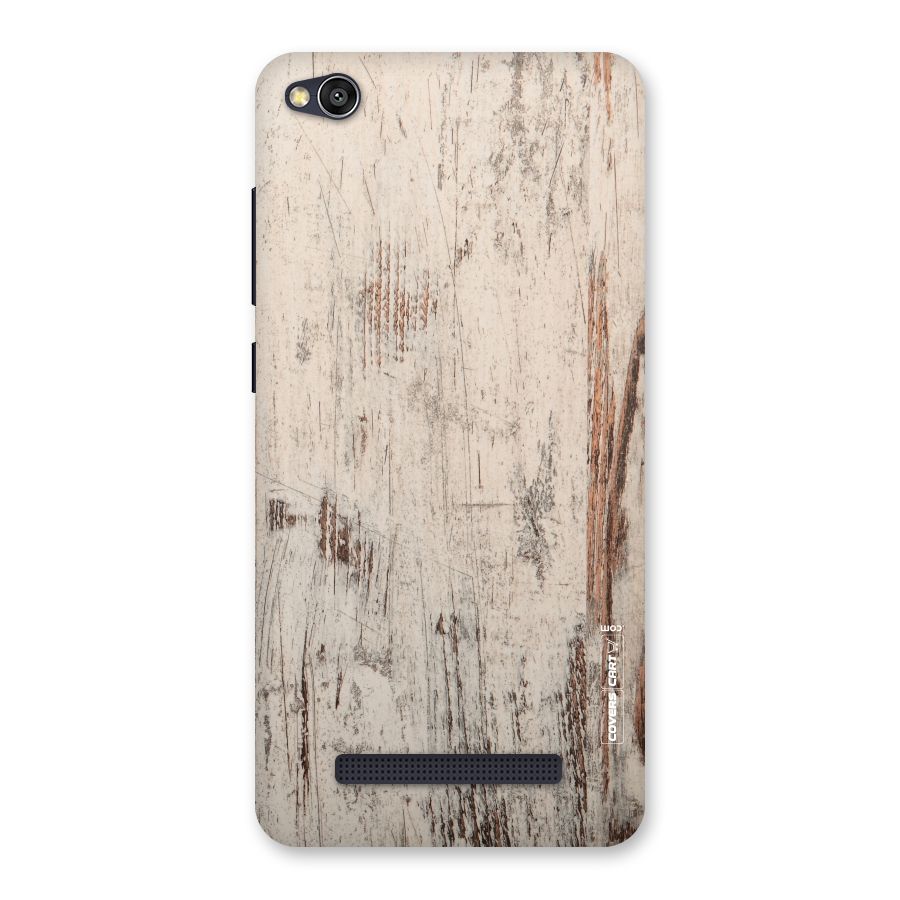 Rugged Wooden Texture Back Case for Redmi 4A