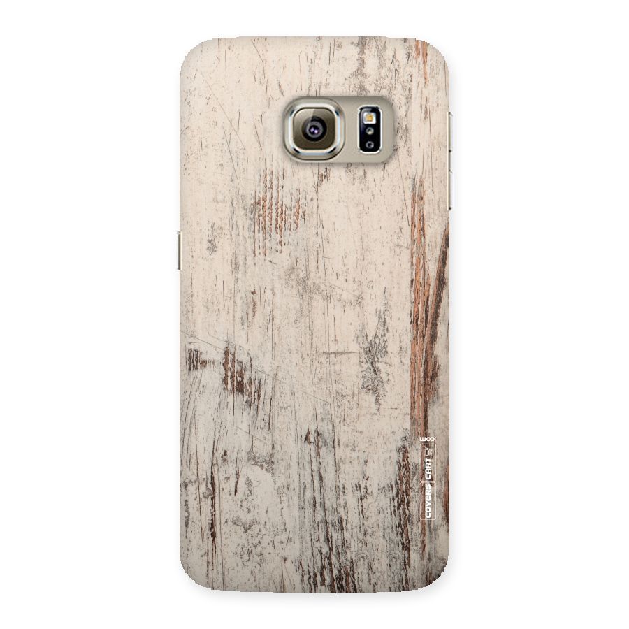 Rugged Wooden Texture Back Case for Samsung Galaxy S6 Edge Plus