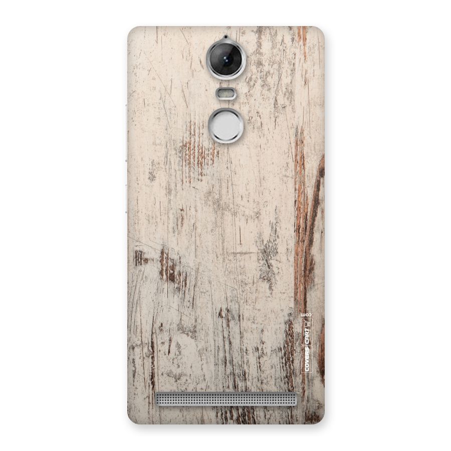 Rugged Wooden Texture Back Case for Vibe K5 Note